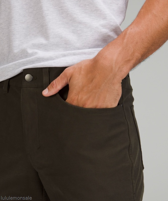 Lululemon Deutschland DELULU676 | Lululemon Deutschland Dark Olive Abc Locker Geschnittene Kurz Geschnittene Hose Utilitech